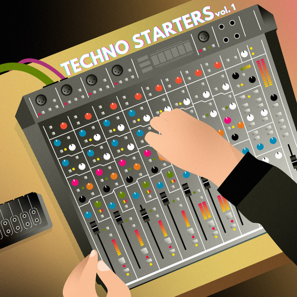 Techno Starters Vol. 1 // Techno Drum Sample Pack (Rhythms + Multitracks)