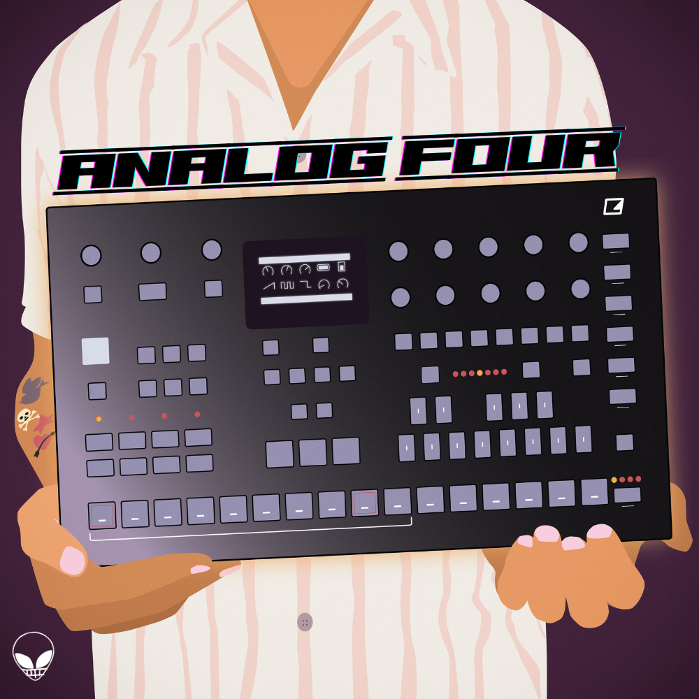 Analog Four Techno Sample Pack // Multitracks + One-Shots
